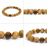 Natural Yellow Cat Eye Bracelet – 8 MM