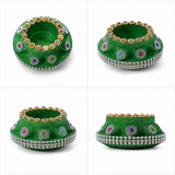 Handpainted Matka Pot Shape Terracotta Diya – Royal