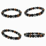 Natural Triple Protection Bracelet – 8 MM