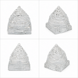 CRYSTAL QUARTZ MERU SHREE YANTRA 2 INCH