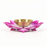 Sunflower Akhand Coloured Diya Big