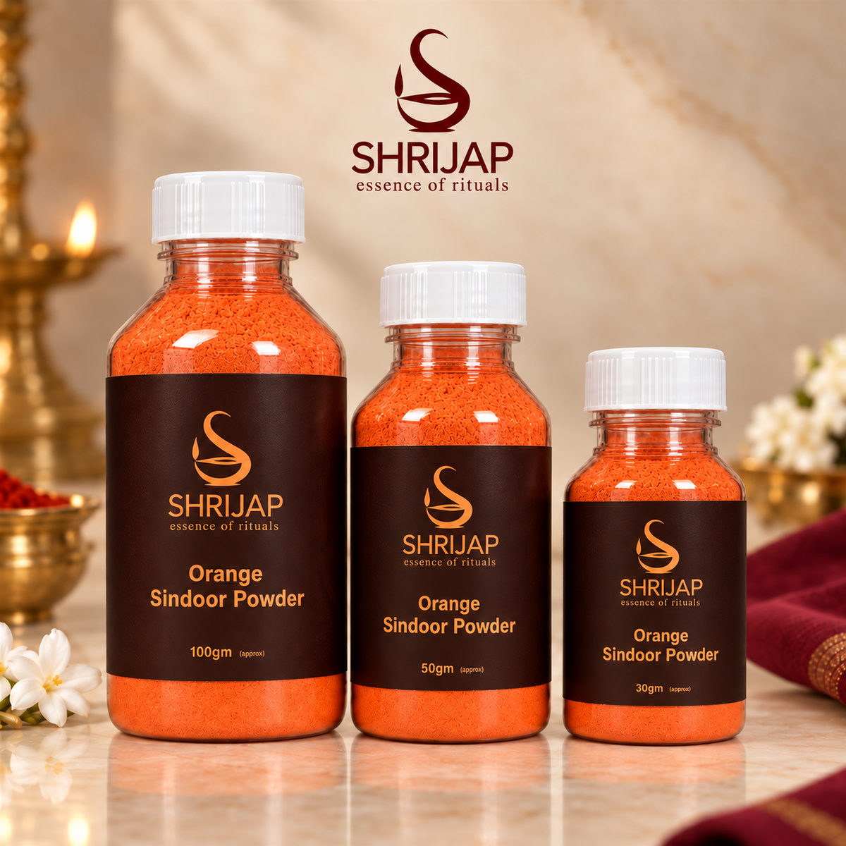 Orange Sindoor Powder