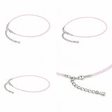 Natural Rose Quartz Beaded Anklet