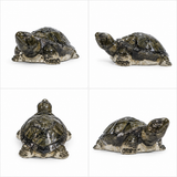 Pyrite Turtle – Curved Figurine