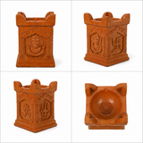 Tulsi Pot Shape Terracotta Diya – Classic