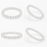 Natural Clear Quartz Bracelet – 6 MM