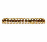 Gold Plated Rudraksha Bracelet