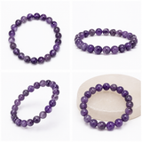 Natural Amethyst Bracelet – 6 MM