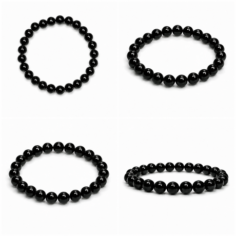 Natural Black Tourmaline Protection Bracelet – 8 MM