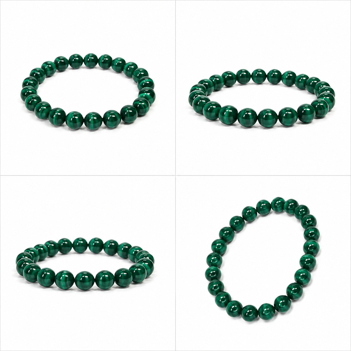 Natural Malachite Bracelet – 8 MM