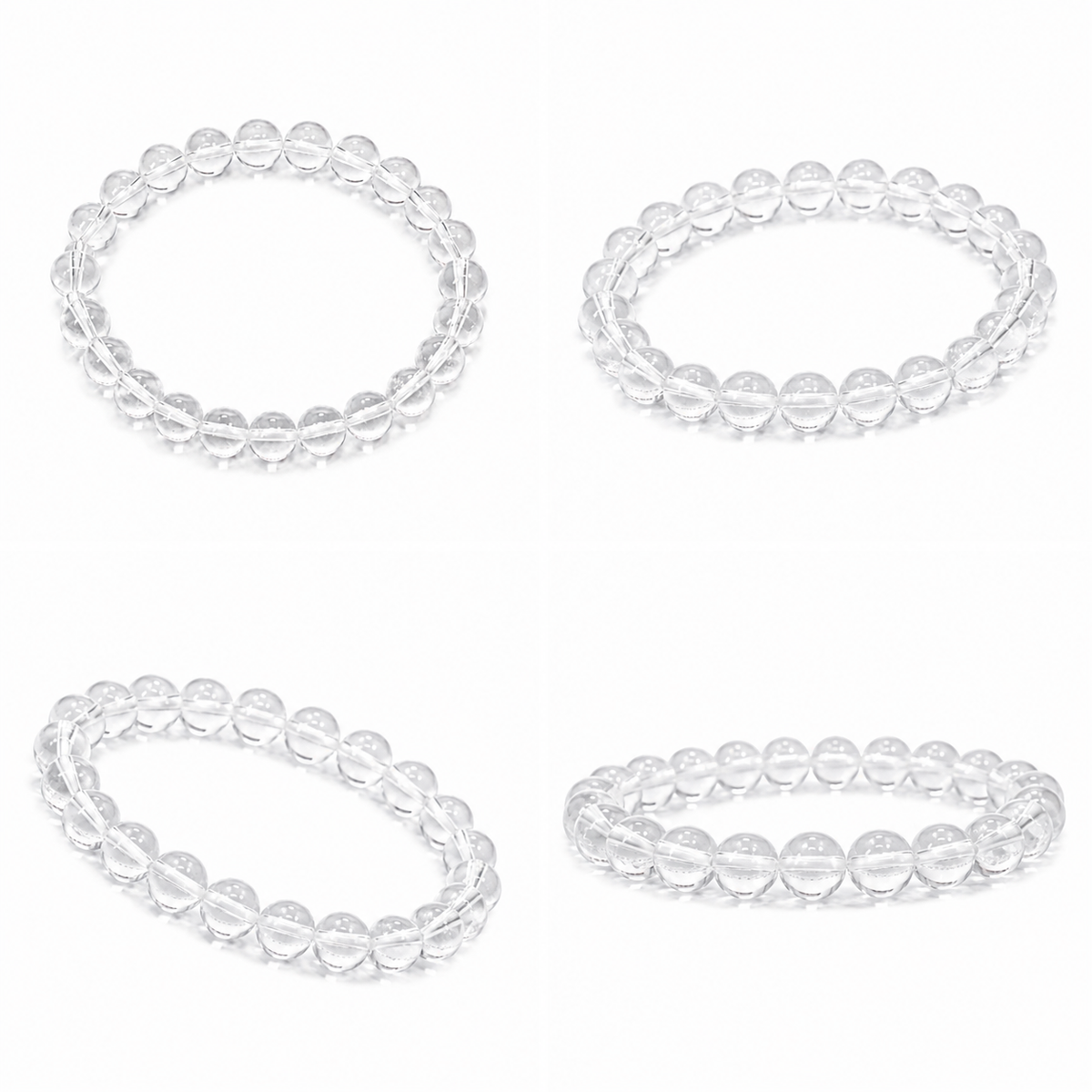 Natural Clear Quartz Bracelet – 8 MM
