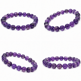 Natural Amethyst Bracelet – 8 MM