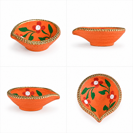 Traditional Akhand Clay Diya
