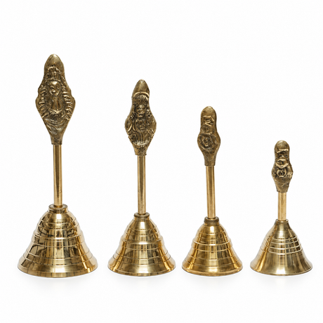 Vishnu Brass Pooja Bell Extra Large