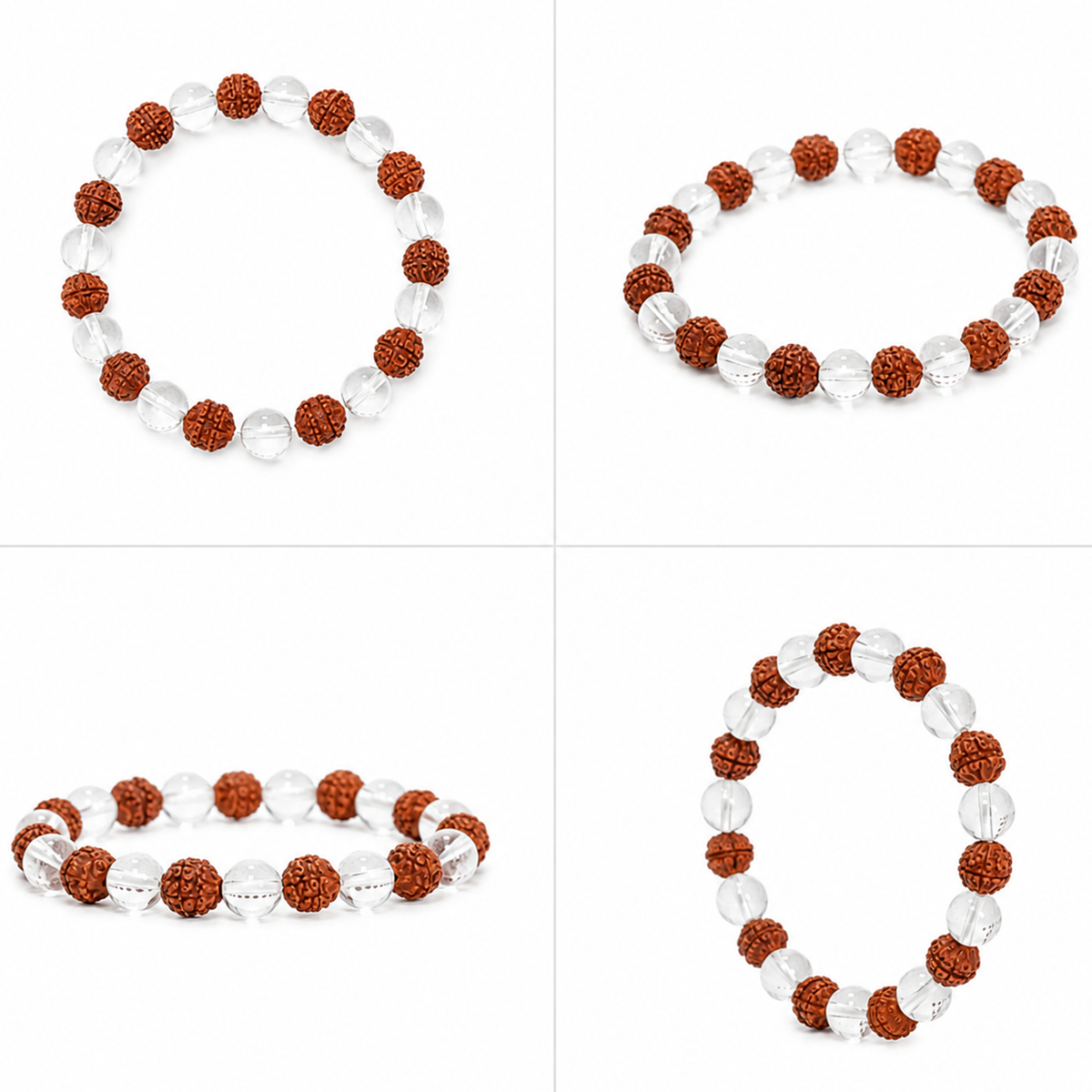 Rudraksha Sphatik Bracelet