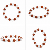 Rudraksha Sphatik Bracelet