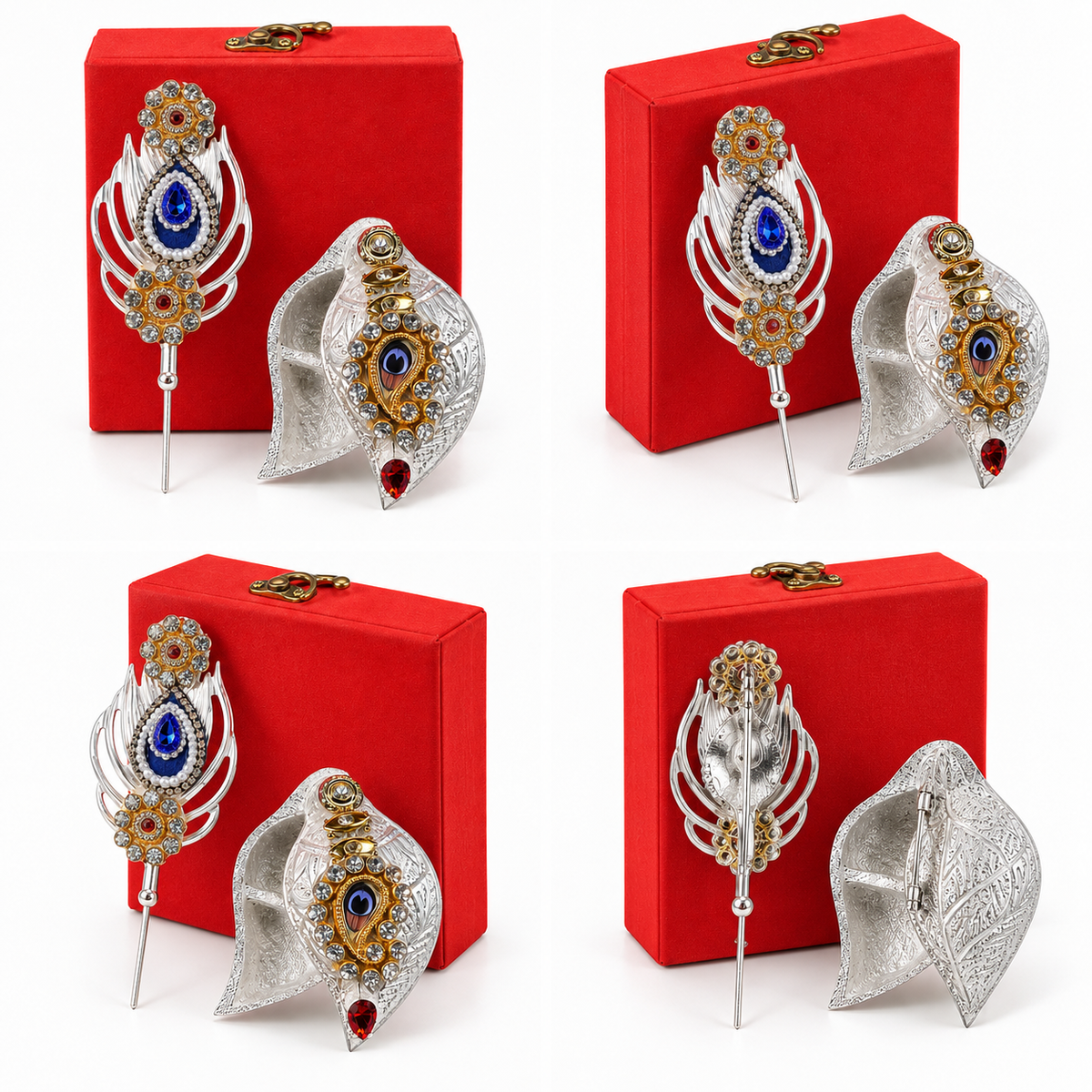 Krishna Pankh Kumkum With Velvet Box
