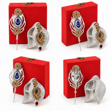Krishna Pankh Kumkum With Velvet Box