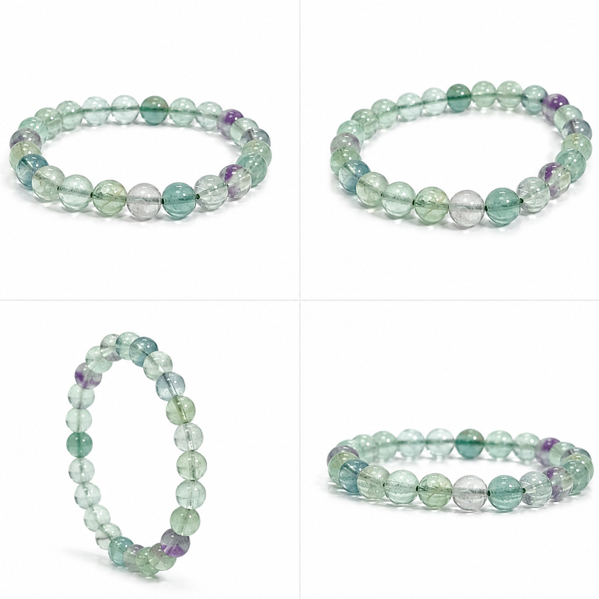 Natural Fluorite Bracelet 8 MM