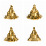 Brass Meru Shri Yantra 2 Inch