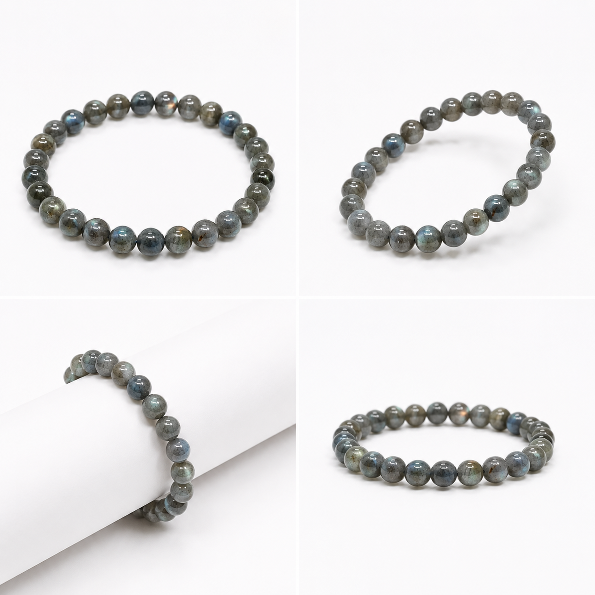 Natural Labradorite Bracelet 8 MM