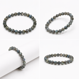 Natural Labradorite Bracelet 8 MM
