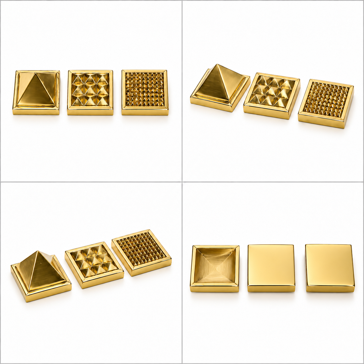 Brass Pyramid 1 Inch