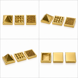 Brass Pyramid 1 Inch