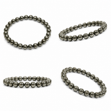 Natural Pyrite Bracelet – 8 MM