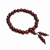 Natural Red Sandalwood Bracelet with Latkan – 8 MM