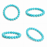 Natural Turquoise Firoza Bracelet – 8 MM