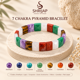 7 Chakra Pyramid Bracelet