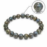 Natural Labradorite Bracelet 8 MM