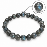 Natural Larvikite Bracelet – 8 MM