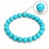 Natural Turquoise Firoza Bracelet – 8 MM
