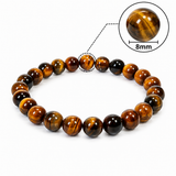 Natural Golden Tiger Eye Bracelet – 6 MM