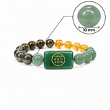 Natural Zibu + Money Magnet Bracelet – 10 MM