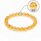 Natural Citrine Bracelet – 6 MM