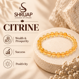 Natural Citrine Bracelet – 6 MM