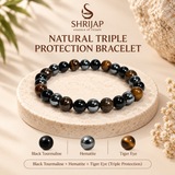 Natural Triple Protection Bracelet 6 MM