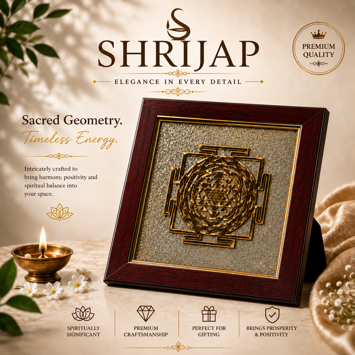 Shri Yantra Frame