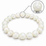 Natural Mother of Pearl Bracelet 8 MM