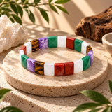 7 Chakra Pyramid Bracelet