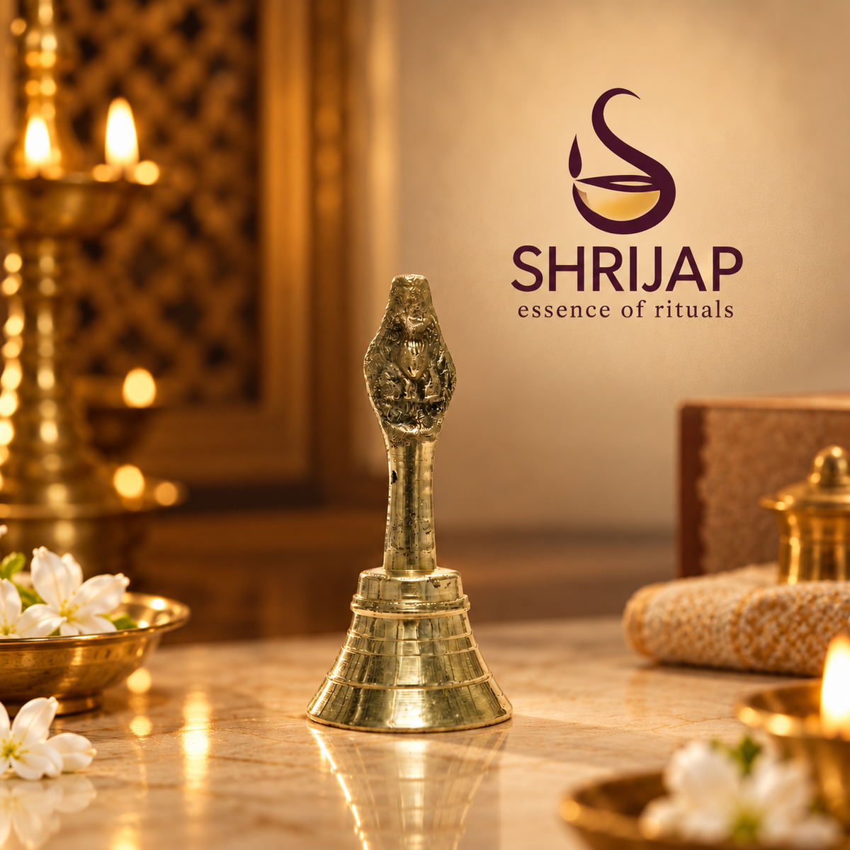 Brass Garud Puja Bell