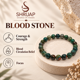 Natural Blood Stone Bracelet – 8 MM