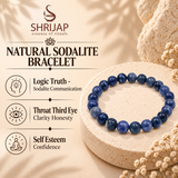 Natural Sodalite Bracelet – 8 MM