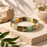 5 Stone Pyramid Money Magnet Bracelet