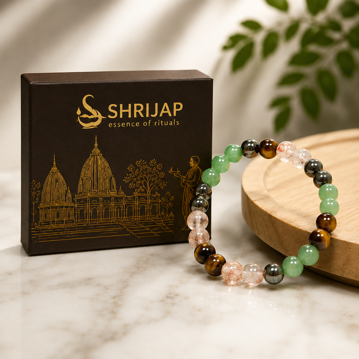 Natural Dhanyog Bracelet 8 MM