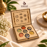 7 Chakra Healing Crystal Set with Engraved Wooden Box (Set of 1 Pc Box – 7 Stones)