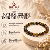 Natural Golden Tiger Eye Bracelet – 8 MM